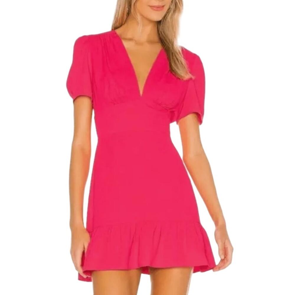 Amanda Uprichard Pink Mini Dress